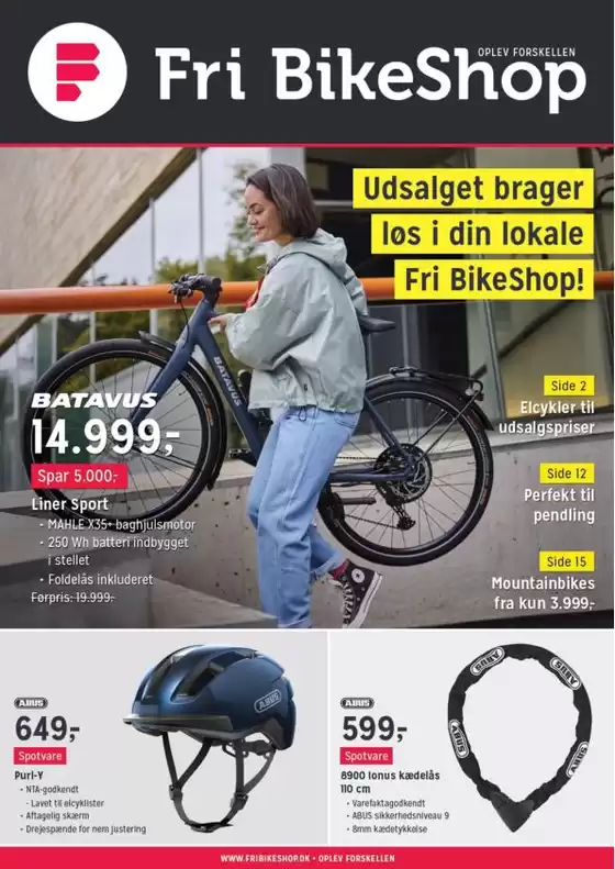 Fri BikeShop katalog i Køge | Fri BikeShop Tilbudsavis | 2025-08-15T00:00:00.000Z - 2025-08-29T00:00:00.000Z