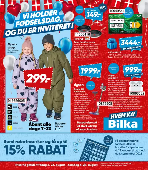 Bilka katalog i Silkeborg | Aktuelle tilbud og kampagner | 2025-08-15T00:00:00.000Z - 2025-09-04T00:00:00.000Z