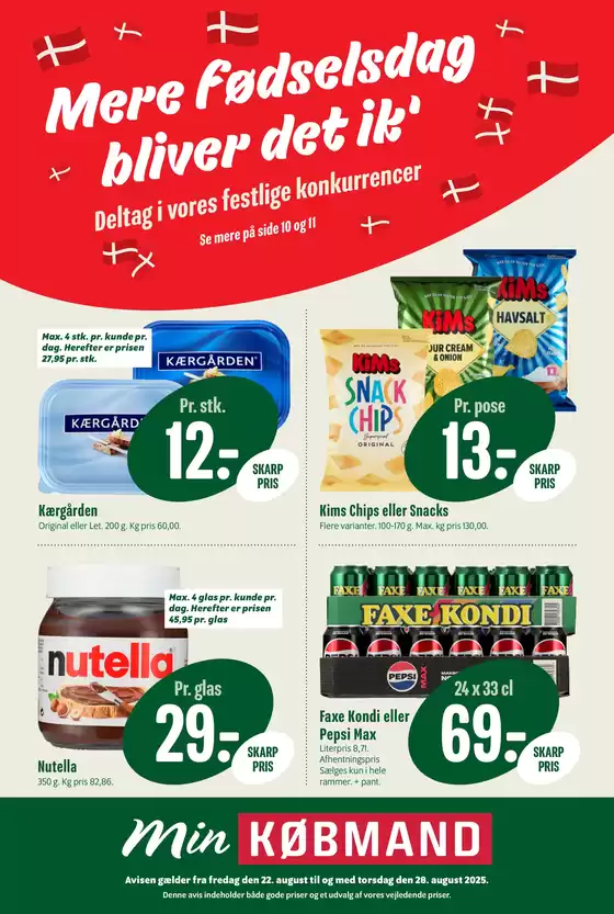 Min Købmand katalog i Solbjerg | Vores bedste kup | 2025-08-22T00:00:00.000Z - 2025-08-28T00:00:00.000Z