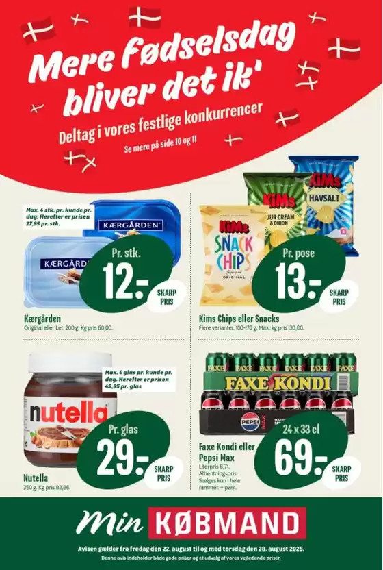 Min Købmand katalog i Tranebjerg | Min Købmand Tilbudsavis | 2025-08-22T00:00:00.000Z - 2025-08-28T00:00:00.000Z