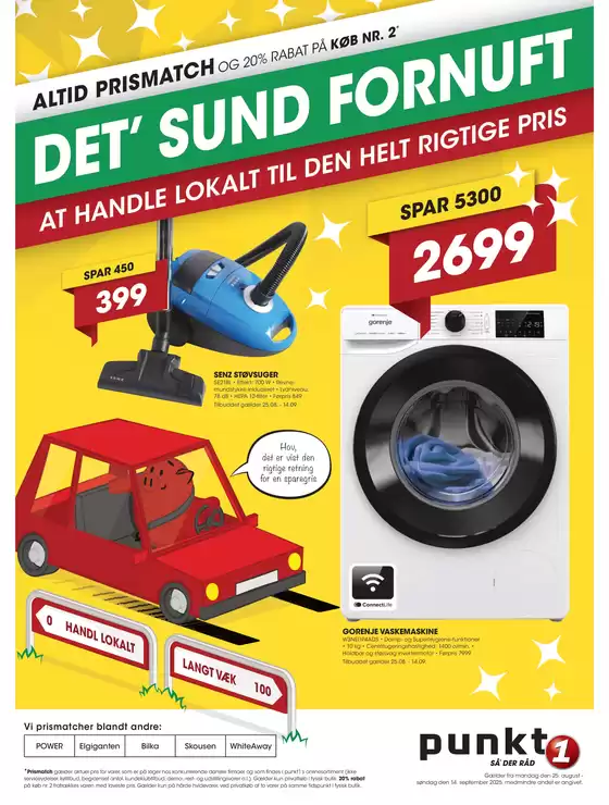 Punkt1 avisen - lav pris og høj service