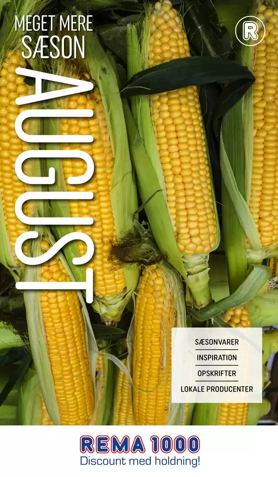 Rema 1000 katalog i Hillerød | Spar nu med vores tilbud | 2025-07-31T00:00:00.000Z - 2025-08-31T00:00:00.000Z