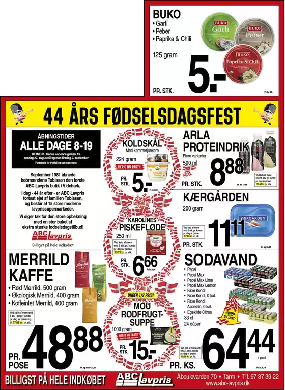 ABC Lavpris katalog | Attraktive særtilbud til alle | 2025-08-27T00:00:00.000Z - 2025-09-02T00:00:00.000Z