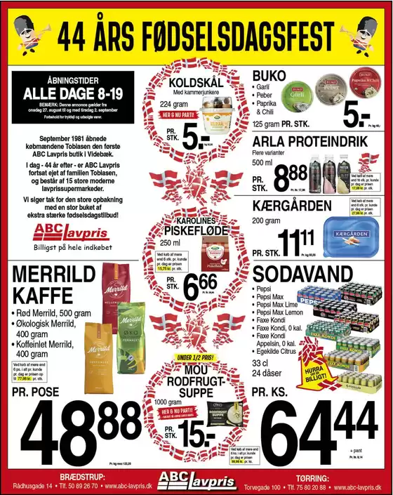 ABC Lavpris katalog i Randers | Stort udvalg af tilbud | 2025-08-27T00:00:00.000Z - 2025-09-02T00:00:00.000Z
