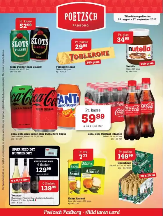 Poetzsch Padborg katalog | Eksklusive tilbud til vores kunder | 2025-08-28T00:00:00.000Z - 2025-09-17T00:00:00.000Z