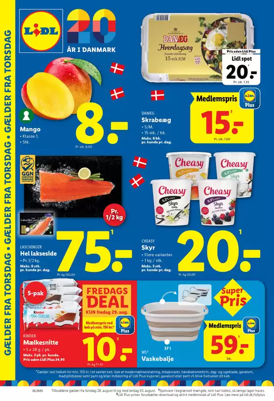 Lidl katalog i Randers | Fantastisk tilbud til kupjægere | 2025-08-20T00:00:00.000Z - 2025-08-30T00:00:00.000Z