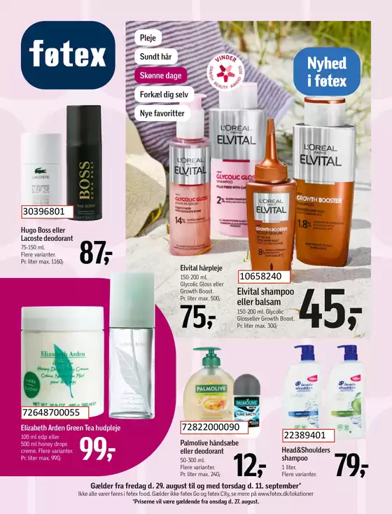 Føtex katalog i Aabenraa | Særtilbud til dig | 2025-08-29T00:00:00.000Z - 2025-09-11T00:00:00.000Z