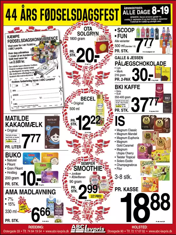 ABC Lavpris katalog i Vejle | Toptilbud til alle kupjægere | 2025-09-03T00:00:00.000Z - 2025-09-17T00:00:00.000Z