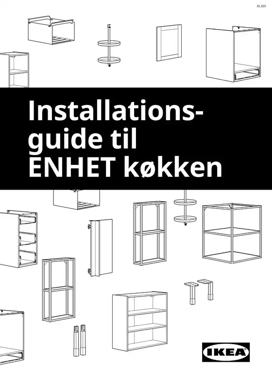 IKEA katalog | Installationsguide til ENHET køkken | 2025-09-03T00:00:00.000Z - 2025-09-17T00:00:00.000Z