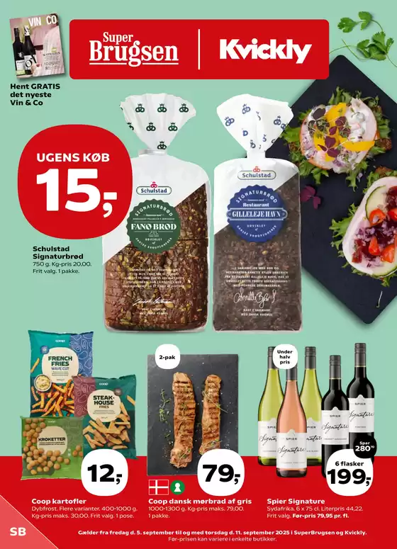 SuperBrugsen katalog i Vejle | Spar nu med vores tilbud | 2025-09-05T00:00:00.000Z - 2025-09-11T00:00:00.000Z