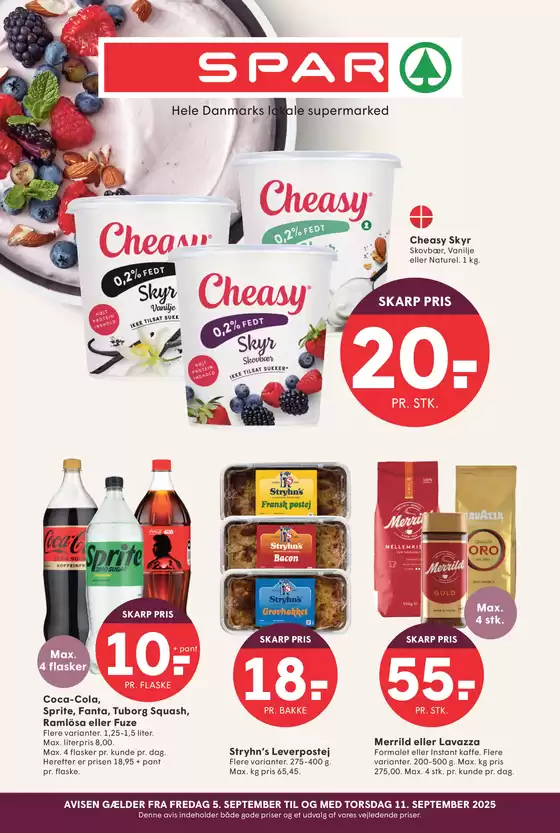 SPAR katalog i Nørager (Nordjylland) | Eksklusive kup | 2025-09-04T00:00:00.000Z - 2025-09-18T00:00:00.000Z