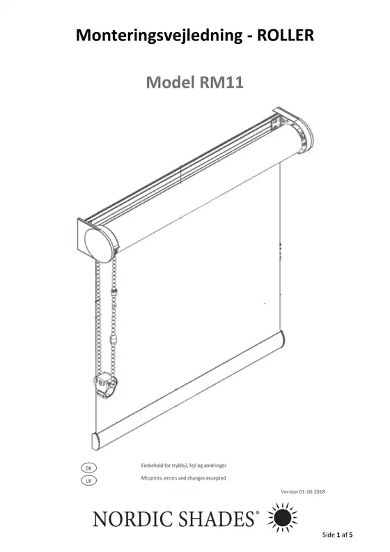 Garant katalog i Værløse | NS - Monteringsvejledning - RM11 | 2025-09-07T00:00:00.000Z - 2025-09-21T00:00:00.000Z