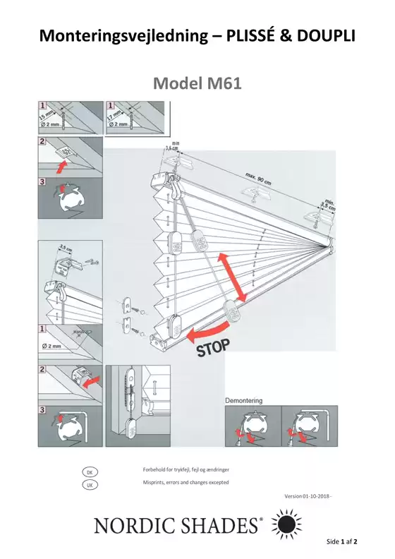 Garant katalog i Aalborg | NS - Monteringsvejledning - M61 | 2025-09-13T00:00:00.000Z - 2025-09-27T00:00:00.000Z