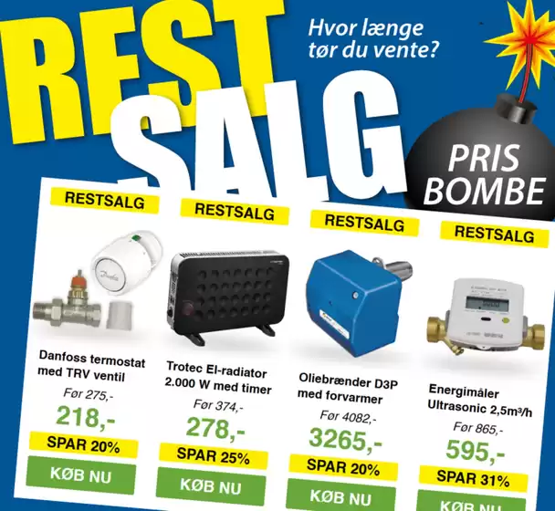 Toptilbud til sparegrise