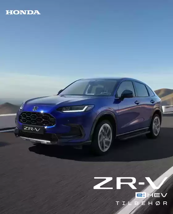 Honda katalog i Svendborg | Honda ZR-V Tilbehørsbrochure | 2025-09-16T00:00:00.000Z - 2026-09-16T00:00:00.000Z