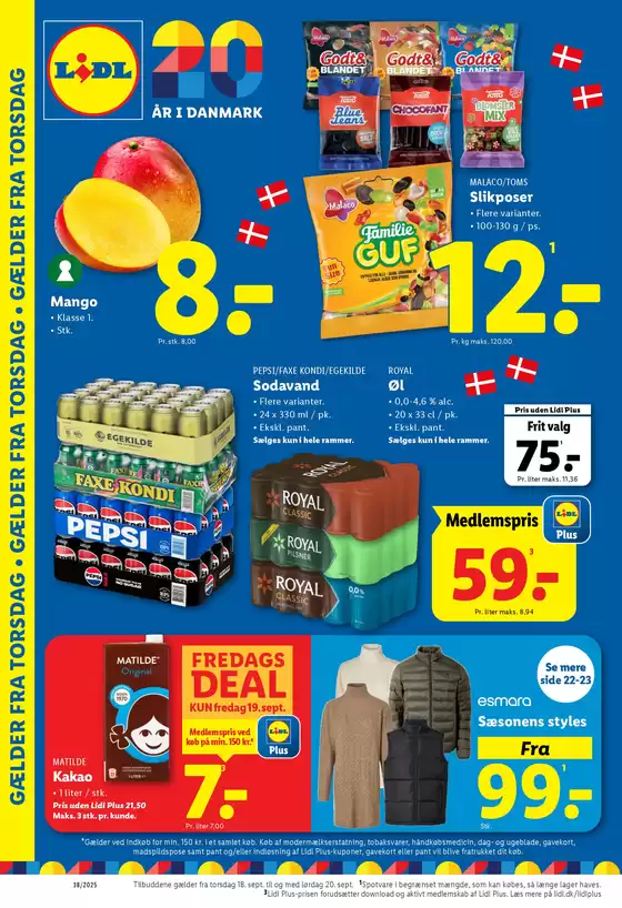 Lidl katalog i Kalundborg | Eksklusive kup | 2025-09-10T00:00:00.000Z - 2025-09-20T00:00:00.000Z