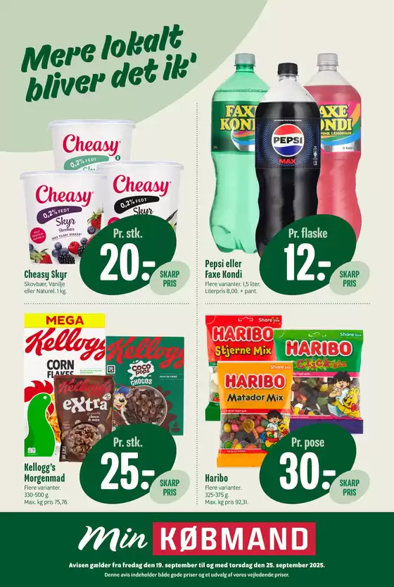 Min Købmand katalog | Rabatter og kampagner | 2025-09-18T00:00:00.000Z - 2025-10-02T00:00:00.000Z