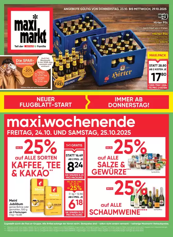 Maximarkt Katalog in Vöcklabruck | Unsere besten Schnäppchen | 2025-10-22T00:00:00.000Z - 2025-11-05T00:00:00.000Z
