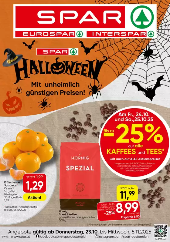 Spar Katalog in Vöcklabruck | Aktuelle Sonderaktionen | 2025-10-22T00:00:00.000Z - 2025-11-05T00:00:00.000Z
