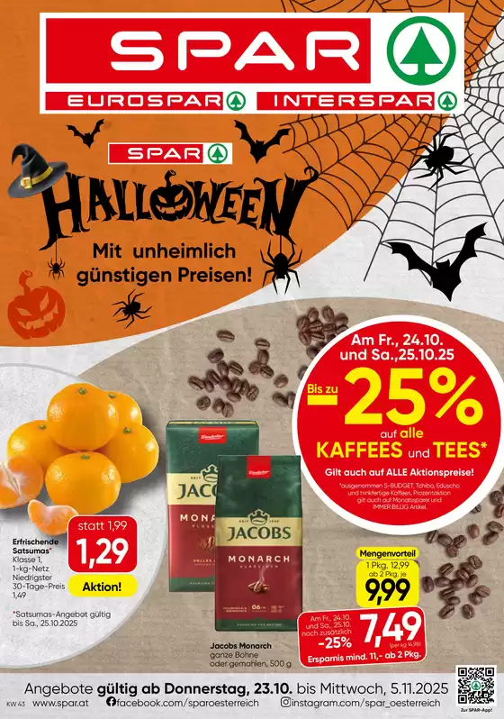 Spar Katalog in Sollenau | Exklusive Schnäppchen | 2025-10-23T00:00:00.000Z - 2025-11-06T00:00:00.000Z