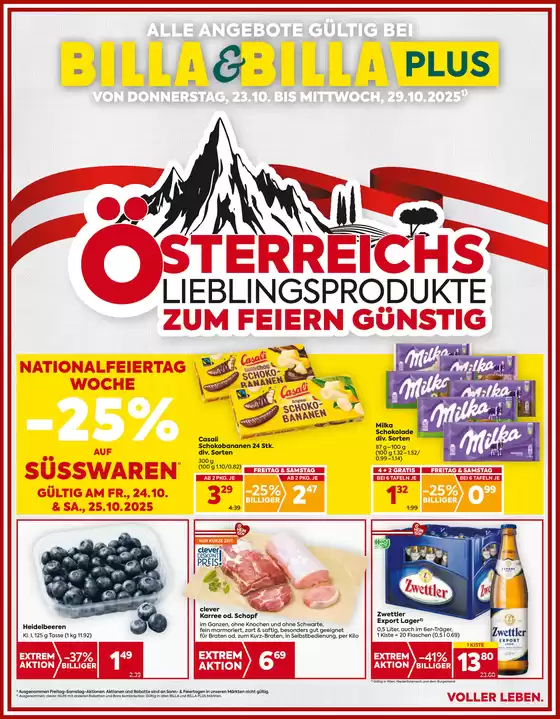 BILLA PLUS Katalog in Sollenau | BILLA FB KW43 2025 Wien | 2025-10-23T00:00:00.000Z - 2025-11-06T00:00:00.000Z