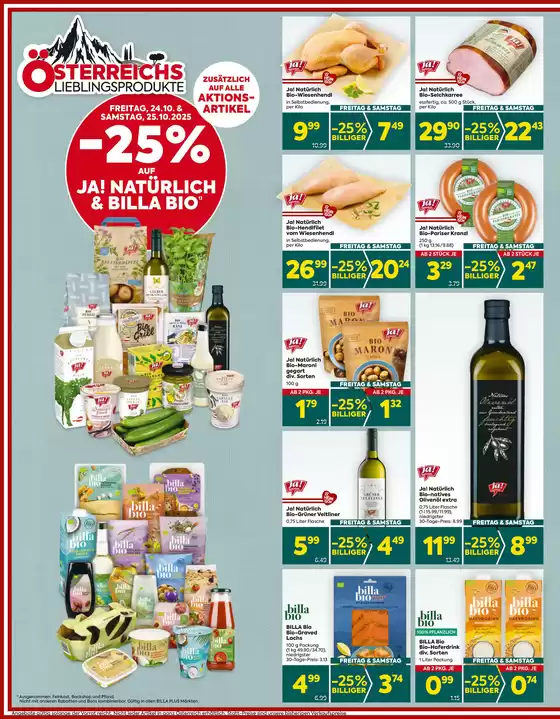 BILLA PLUS FB KW43 2025 Wien