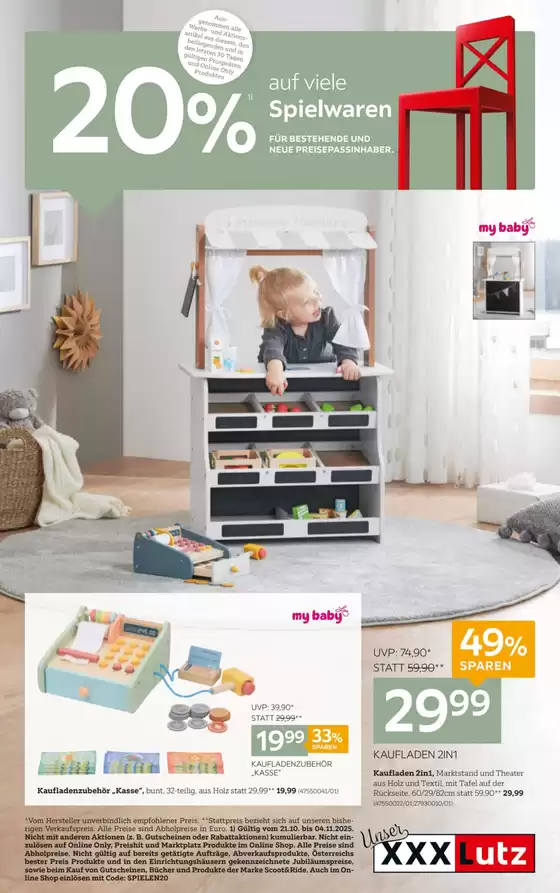 XXXLutz Katalog | Top-Angebote für alle Schnäppchenjäger | 2025-10-21T00:00:00.000Z - 2025-11-04T00:00:00.000Z