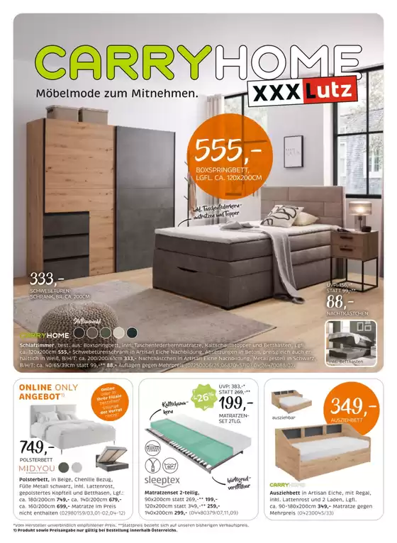 XXXLutz Katalog | Große Auswahl an Angeboten | 2025-10-21T00:00:00.000Z - 2025-11-04T00:00:00.000Z