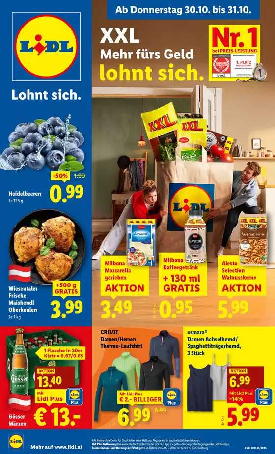 Lidl Katalog in Klagenfurt am Wörthersee | Exklusive Deals und Schnäppchen | 2025-10-30T00:00:00.000Z - 2025-11-05T00:00:00.000Z