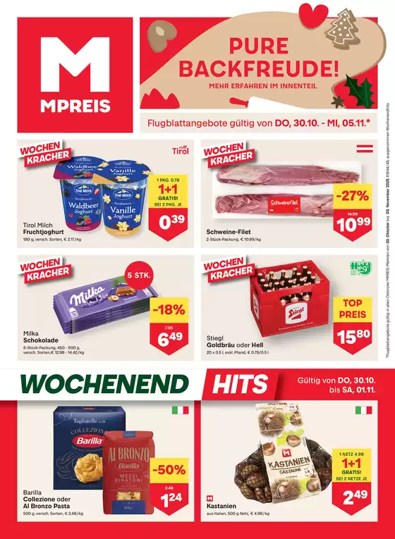 MPreis Katalog | Exklusive Schnäppchen | 2025-10-30T00:00:00.000Z - 2025-11-05T00:00:00.000Z