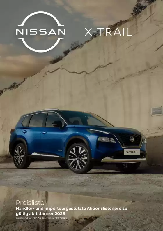 Nissan Katalog | x trail preisliste | 2025-10-28T00:00:00.000Z - 2025-11-11T00:00:00.000Z