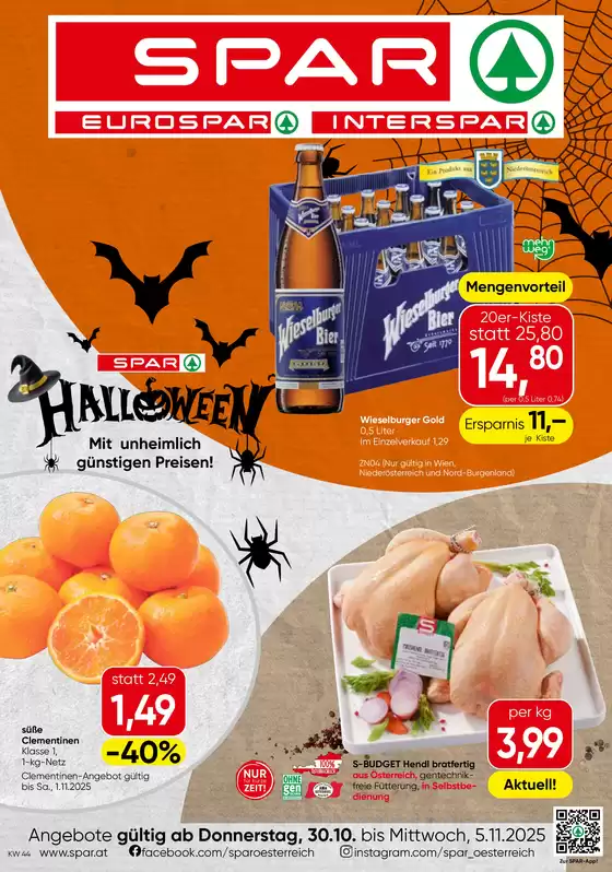 Spar Katalog in Kapfenberg | Spar flugblatt | 2025-10-29T00:00:00.000Z - 2025-11-12T00:00:00.000Z