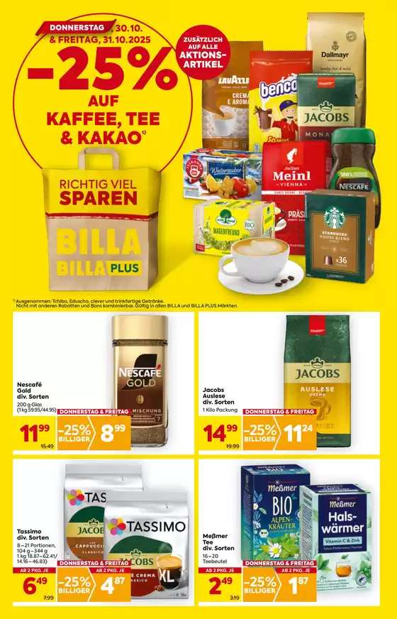 BILLA FB KW44 2025 Wien