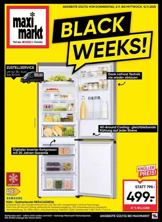 Maximarkt Katalog | Rabatte und Aktionen | 2025-11-06T00:00:00.000Z - 2025-11-12T00:00:00.000Z