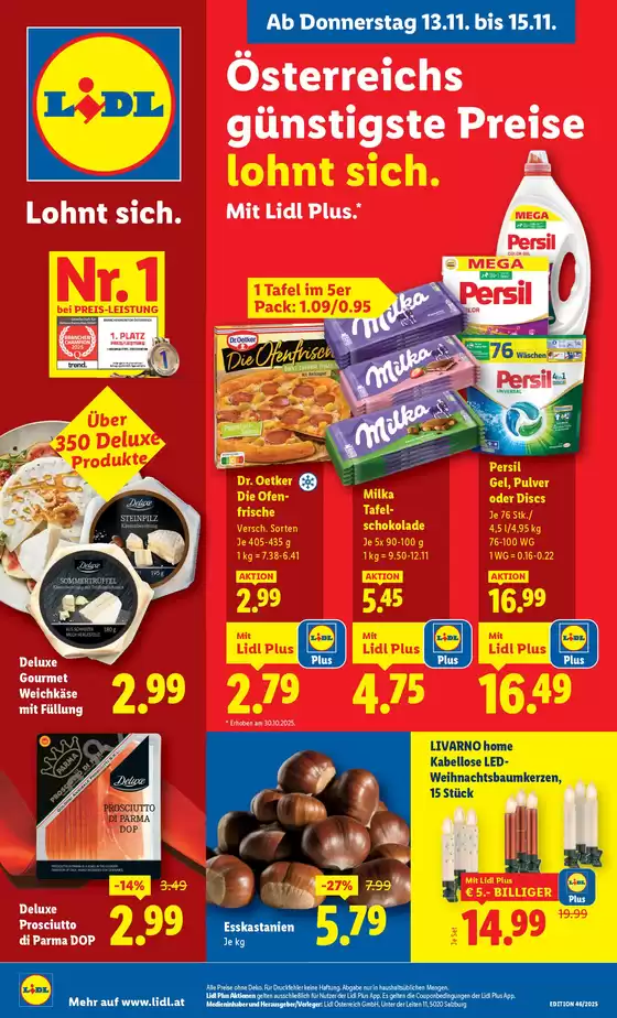 Lidl Katalog in Traun | Top-Angebote für alle Schnäppchenjäger | 2025-11-13T00:00:00.000Z - 2025-11-19T00:00:00.000Z