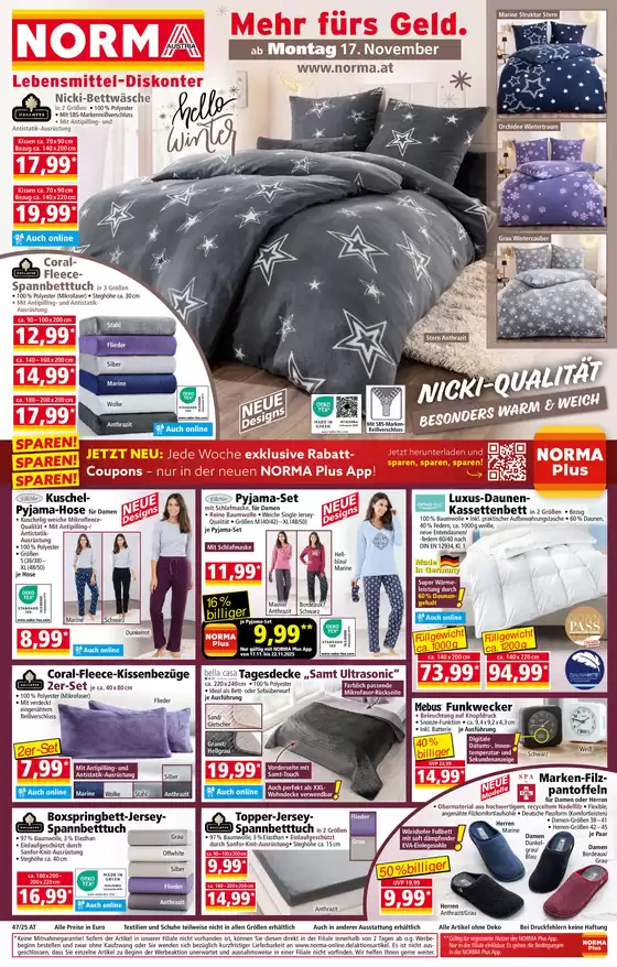 Norma Katalog | Unsere besten Schnäppchen | 2025-11-17T00:00:00.000Z - 2025-11-21T00:00:00.000Z