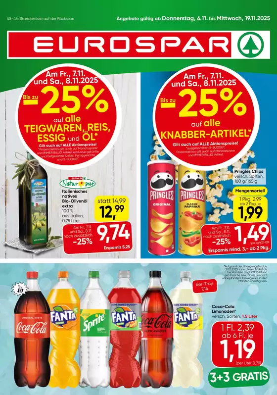 Eurospar Katalog in Wien | Aktuelle Deals und Angebote | 2025-11-06T00:00:00.000Z - 2025-11-19T00:00:00.000Z