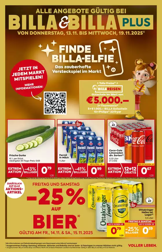 Billa Katalog in Wien | BILLA FB KW46 2025 Wien | 2025-11-13T00:00:00.000Z - 2025-11-19T00:00:00.000Z
