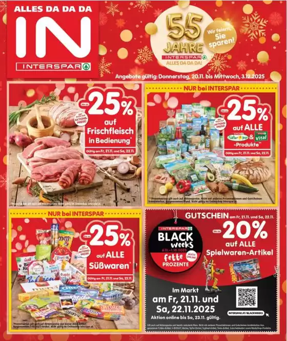 Interspar Katalog in Klagenfurt am Wörthersee | Unsere besten Angebote für Sie | 2025-11-06T00:00:00.000Z - 2025-12-01T00:00:00.000Z