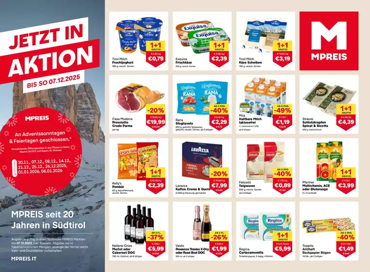 MPreis Katalog in Gänserndorf | Top-Deals für alle Kunden | 2025-11-21T00:00:00.000Z - 2025-12-07T00:00:00.000Z