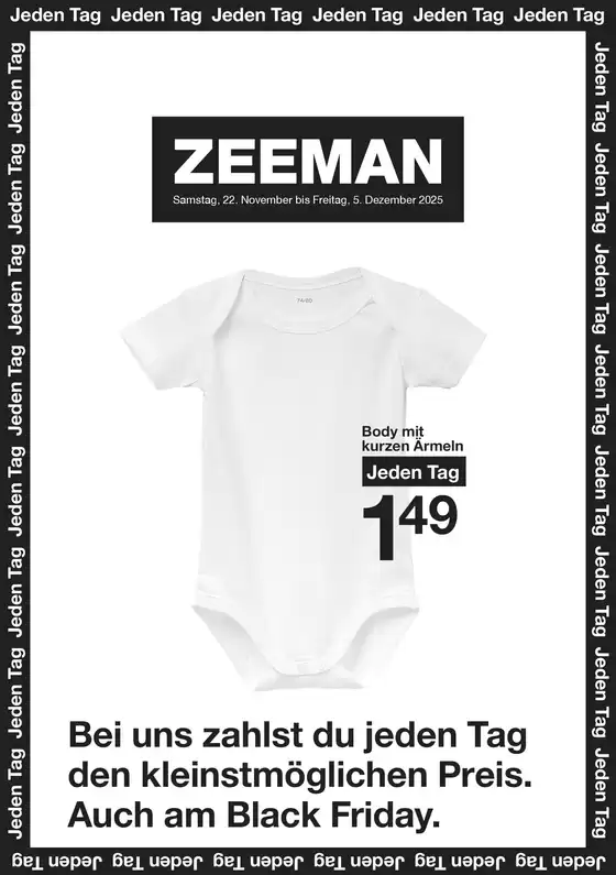 Zeeman Katalog in Wien | Unsere besten Angebote für Sie | 2025-11-22T00:00:00.000Z - 2025-12-05T00:00:00.000Z