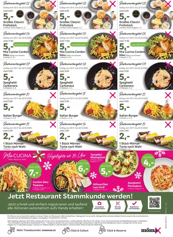 Mömax Katalog in Feldbach | Restaurantangebote | 2025-11-25T00:00:00.000Z - 2025-12-14T00:00:00.000Z