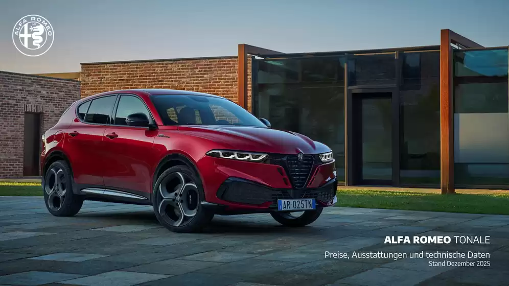 Alfa Romeo Katalog in Sankt Michael im Lungau | Alfa Romeo Neuer tonale | 2025-12-01T00:00:00.000Z - 2025-12-31T00:00:00.000Z