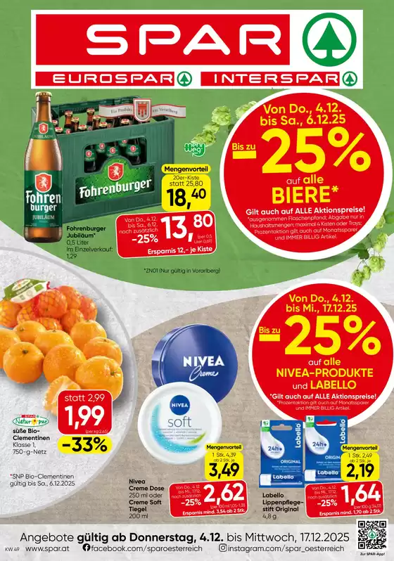 Spar Katalog | Neue Angebote zum Entdecken | 2025-12-04T00:00:00.000Z - 2025-12-17T00:00:00.000Z