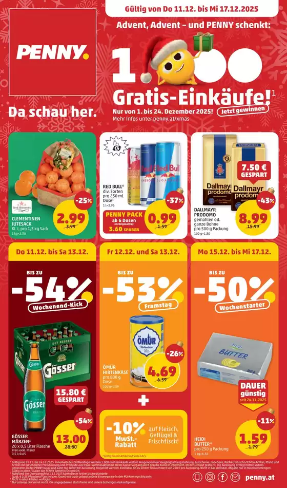 Penny Katalog in Schladming | Große Auswahl an Angeboten | 2025-12-11T00:00:00.000Z - 2025-12-17T00:00:00.000Z