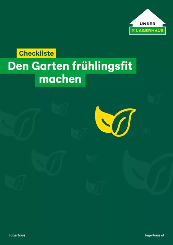 Lagerhaus Katalog in Krems an der Donau | Checkliste den garten fruhlingsfit machen | 2025-12-10T00:00:00.000Z - 2025-12-24T00:00:00.000Z