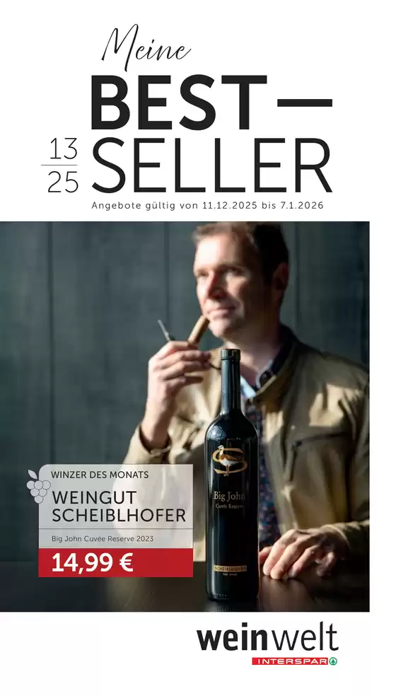 Interspar Katalog in Linz | Große Auswahl an Angeboten | 2025-12-11T00:00:00.000Z - 2026-01-07T00:00:00.000Z