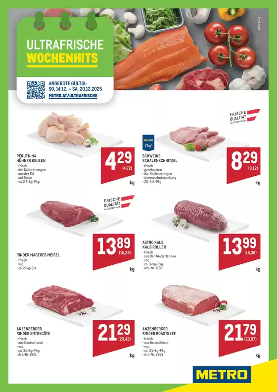 Metro Katalog | Ultrafrische Wochenhits KW51 | 2025-12-14T00:00:00.000Z - 2025-12-20T00:00:00.000Z