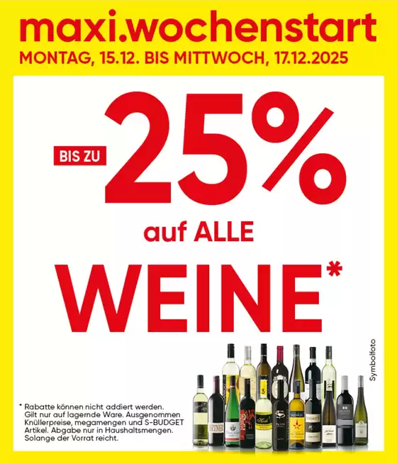 Maximarkt Katalog | Maximarkt flugblatt | 2025-12-15T00:00:00.000Z - 2025-12-17T00:00:00.000Z