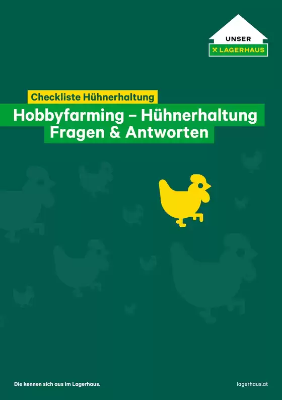 Lagerhaus Graz Land Katalog in Treffen am Ossiacher See | Lagerhaus Graz Land Checkliste Hobbyfarming - Hühnerhaltung | 2025-12-15T00:00:00.000Z - 2025-12-29T00:00:00.000Z